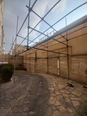 داربست کفراژ و زیر بتن